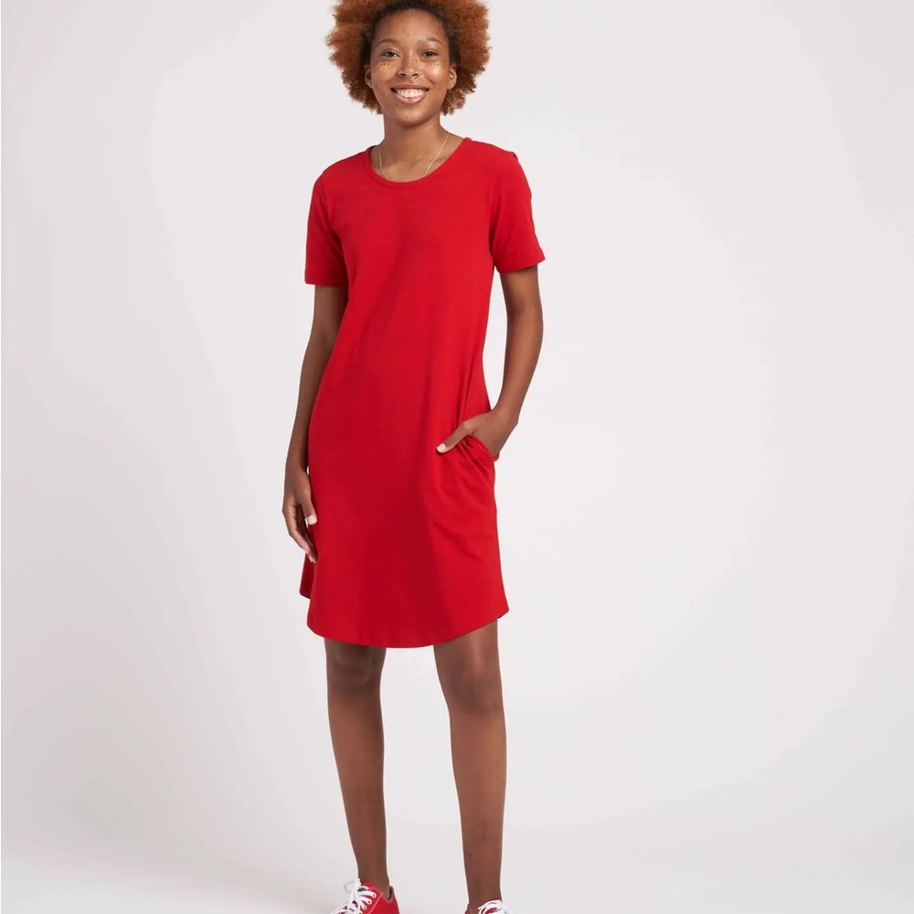 Universal Standard Red T-Shirt Dress